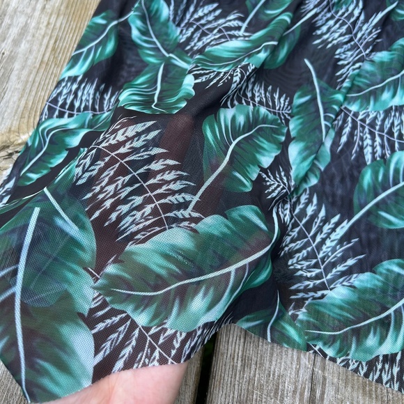 3XL SHEIN ⎮ NWOT Tropical print mesh tankini swimsuit - Picture 5 of 8